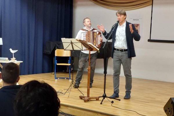 Jure Tori in Aleš Šteger v Ivančni Gorici