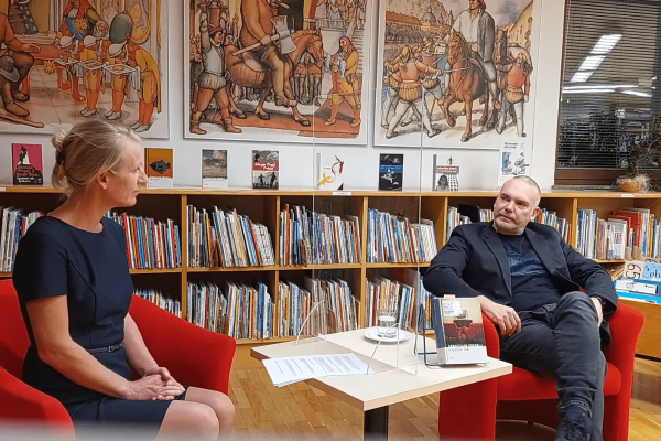 Pogovor s pisateljem Sebastijanom Pregljem