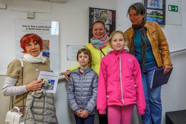 Projekt zaključili z razstavo mladih likovnic