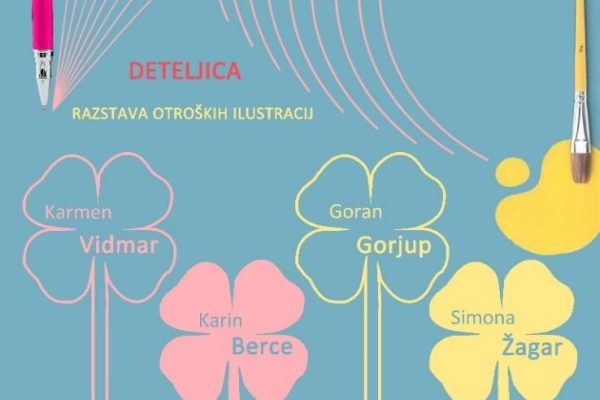 Deteljica – razstava otroških ilustracij
