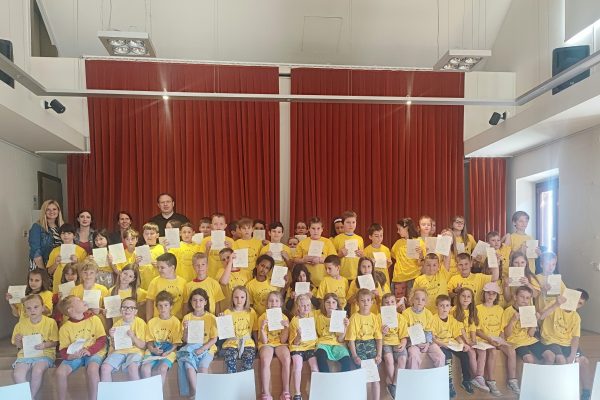 Sprejem bralcev v Mestni knjižnici Grosuplje