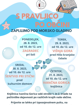 S pravljico po občini: ZAPLUJMO POD MORSKO GLADINO