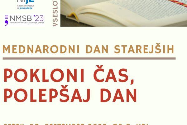 Akcija Pokloni čas, polepšaj dan: srečanje s knjižničarji (Ivančna Gorica)