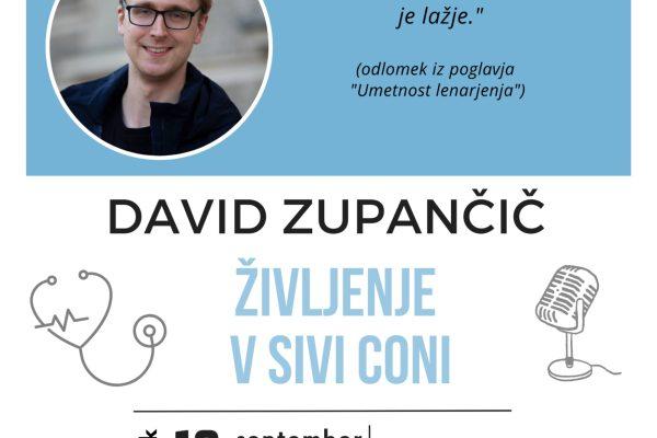 Literarni večer z Davidom Zupančičem