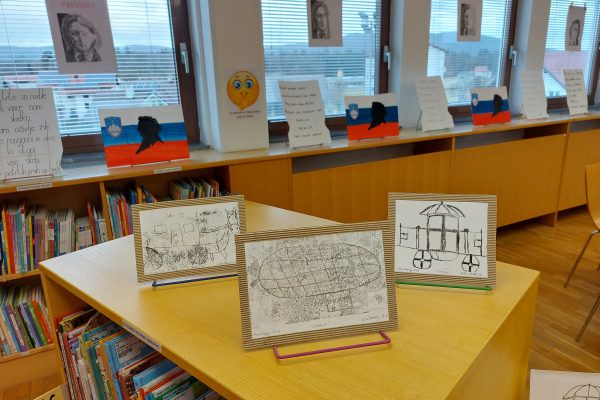 Razstava likovnih del ob slovenskem kulturnem prazniku v knjižnici Dobrepolje