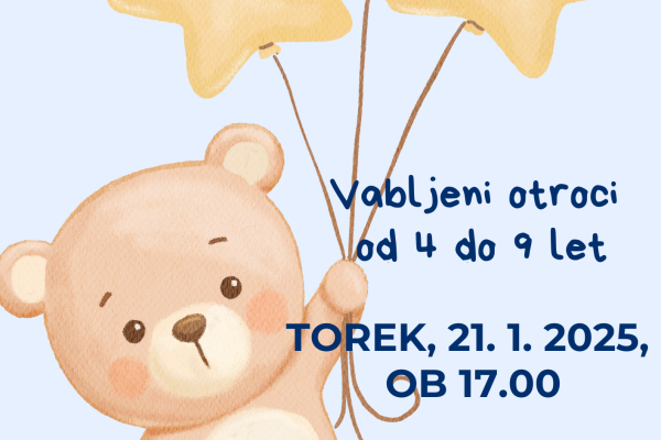Pravljična urica za otroke od 4 do 9 let (Grosuplje)