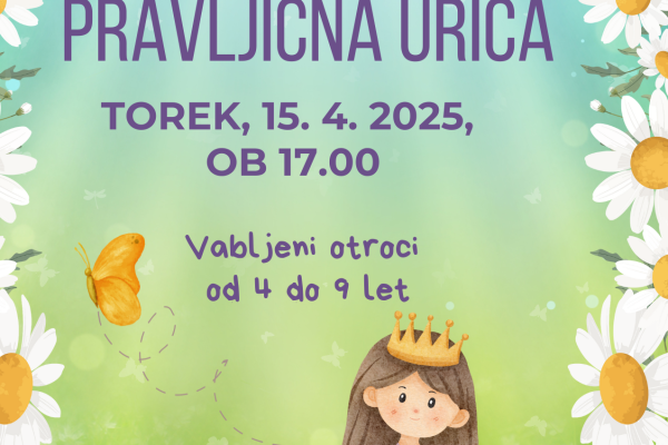 Pravljična ura za otroke od 4 do 9 let (Grosuplje)