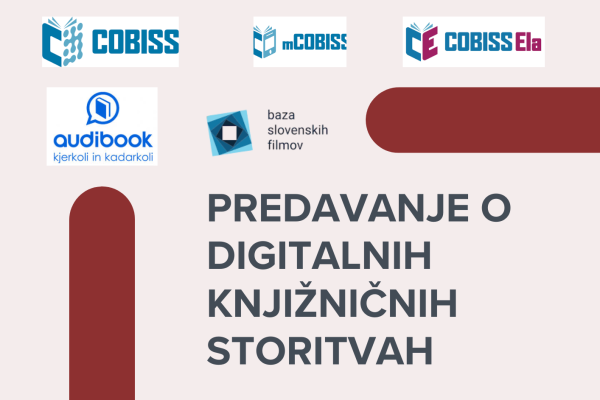Predavanje o digitalnih knjižničnih storitvah (Grosuplje)