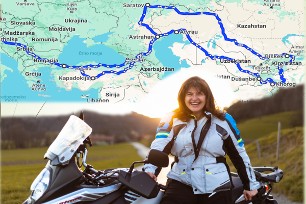 Z motorjem na svilno pot za dober namen – potopisno predavanje (Grosuplje)