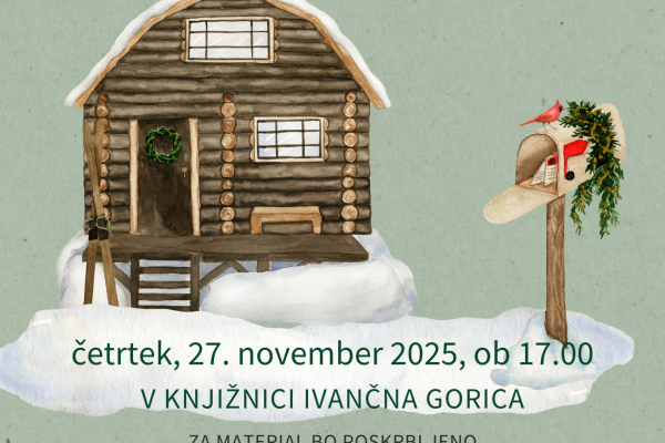 Delavnica izdelave božično-novoletnih voščilnic (Ivančna Gorica)- ZASEDENO