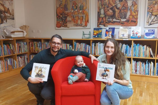 Razstava ilustracij slikarja Žiga Hriberška in predstavitev slikanic Tepček Dodo in Romeo