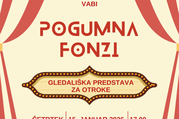 Gledališka predstava za otroke Pogumna Fonzi (Krka)